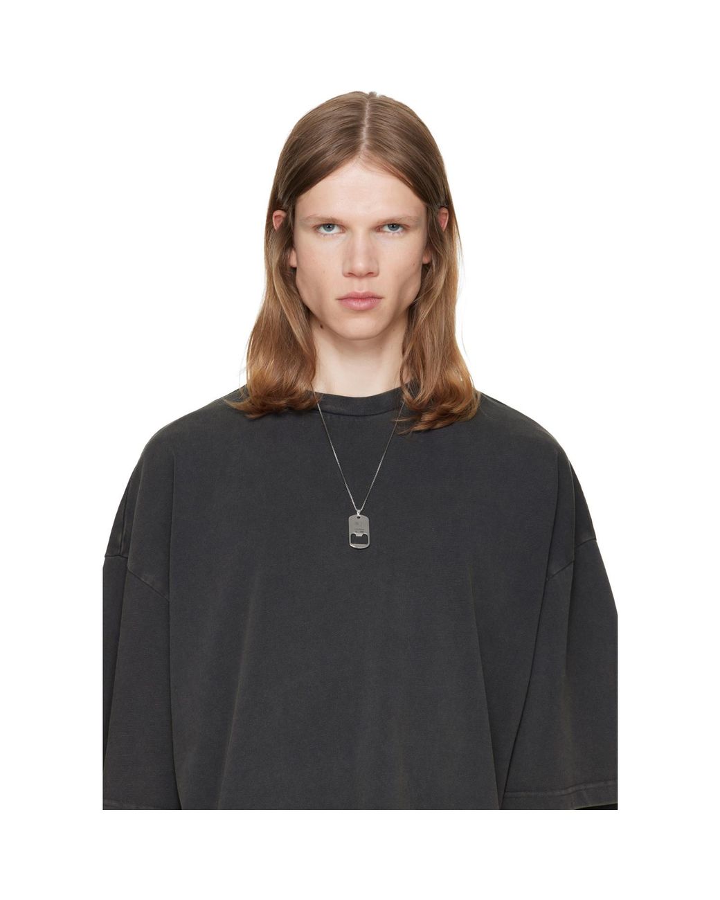 NUMBERING Metallic #5831 Necklace for men