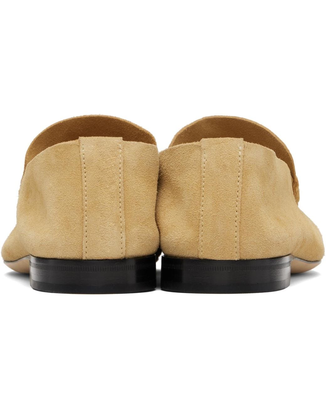 The Row Black Tan Soft Loafers