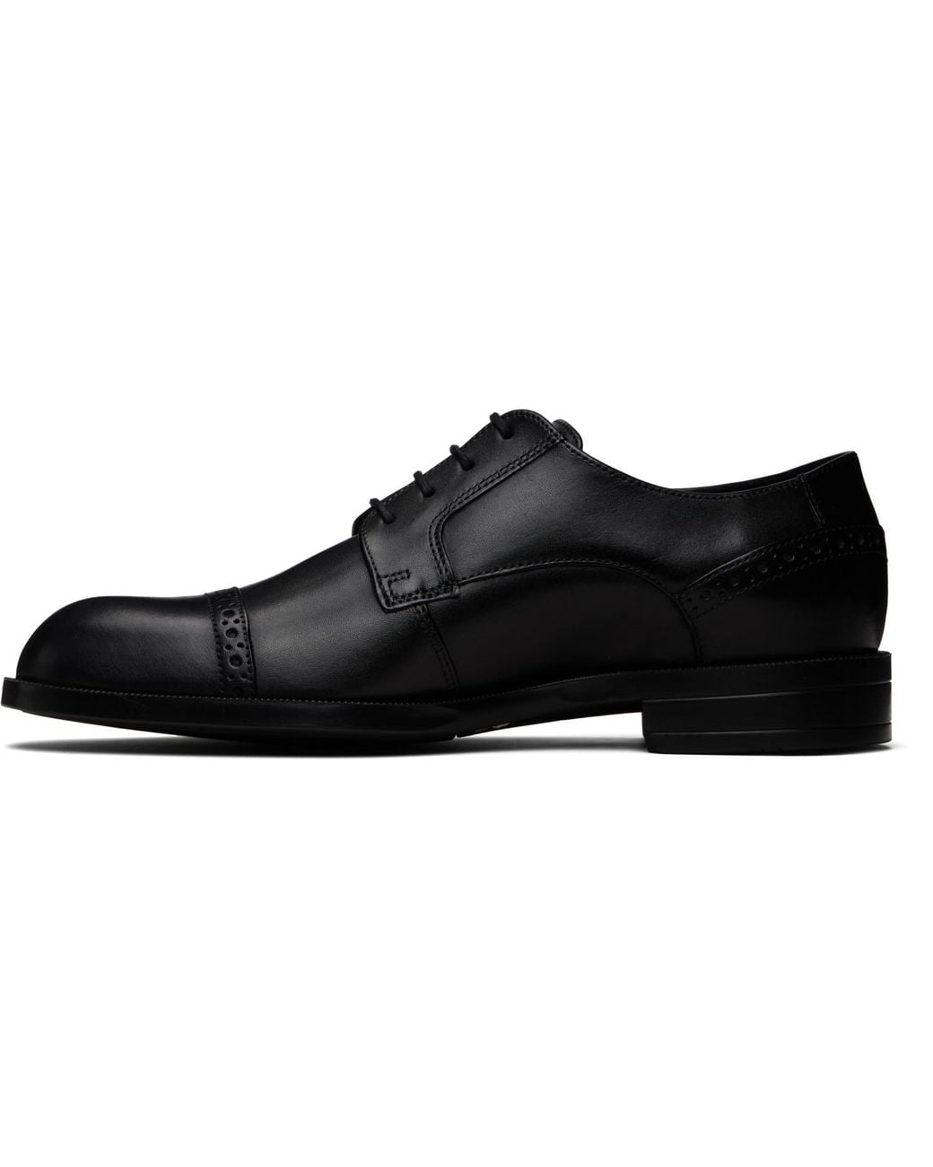 Boss Black Leather Derbys for men