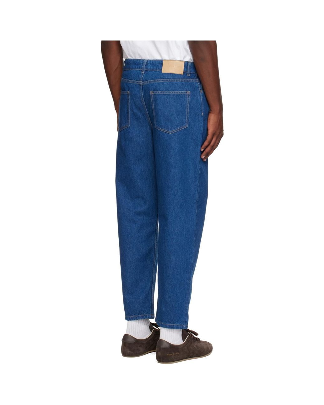 Maison Kitsuné Blue Tapered Jeans for men