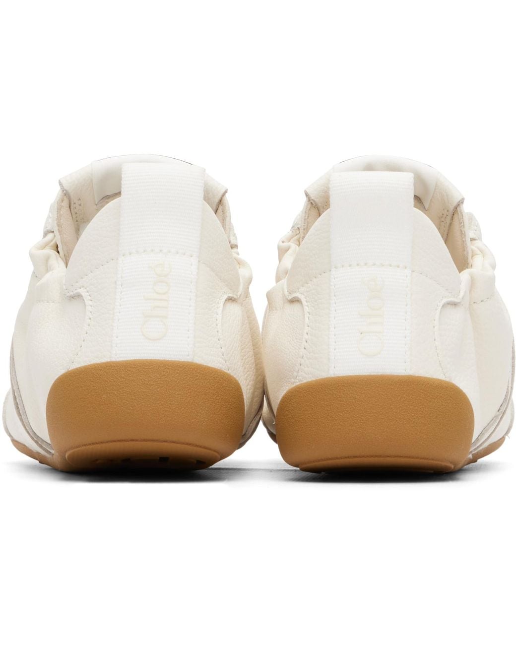 Chloé White Off- Kick' Sneakers