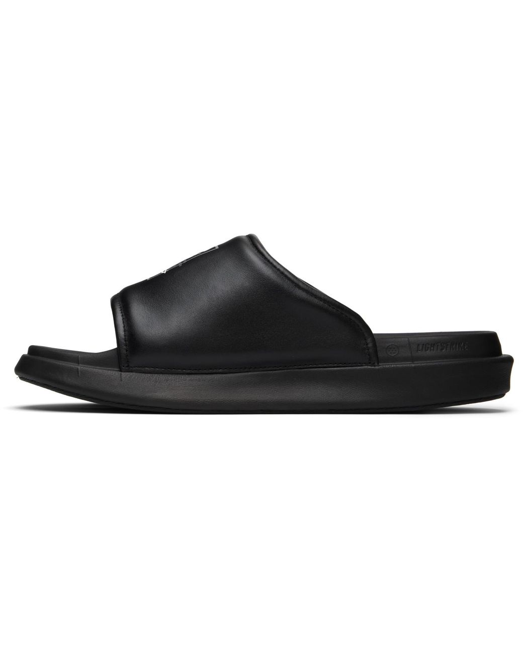 Y-3 Black Slides for men