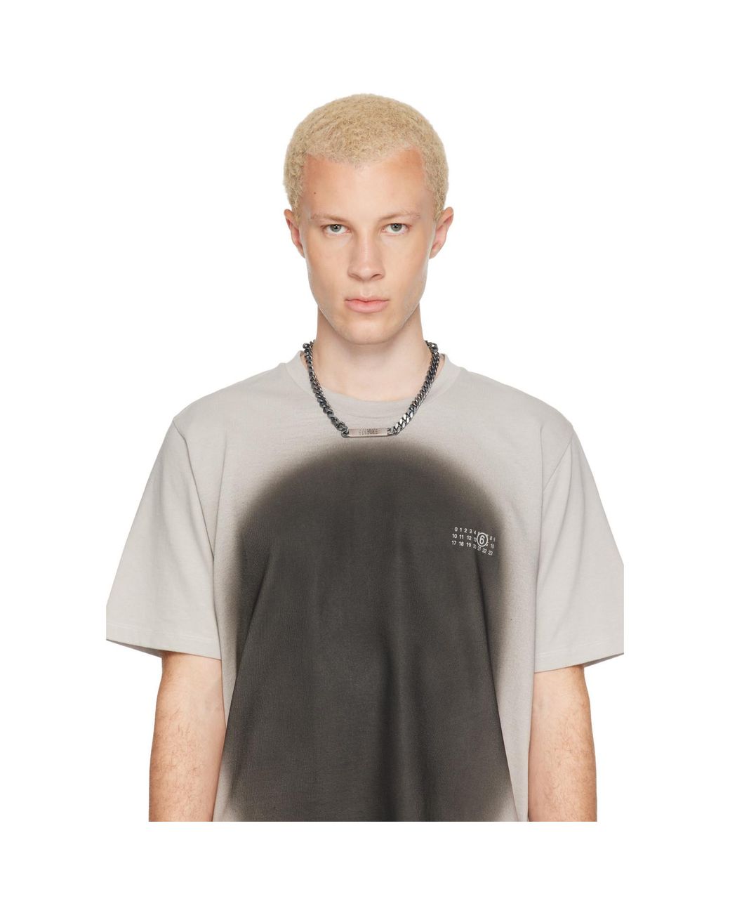 MM6 by Maison Margiela Metallic Classic Chain Necklace for men