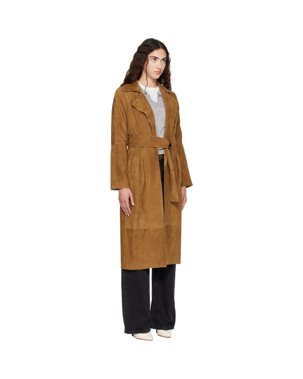 Arma Metallic Tan Yava Suede Jacket