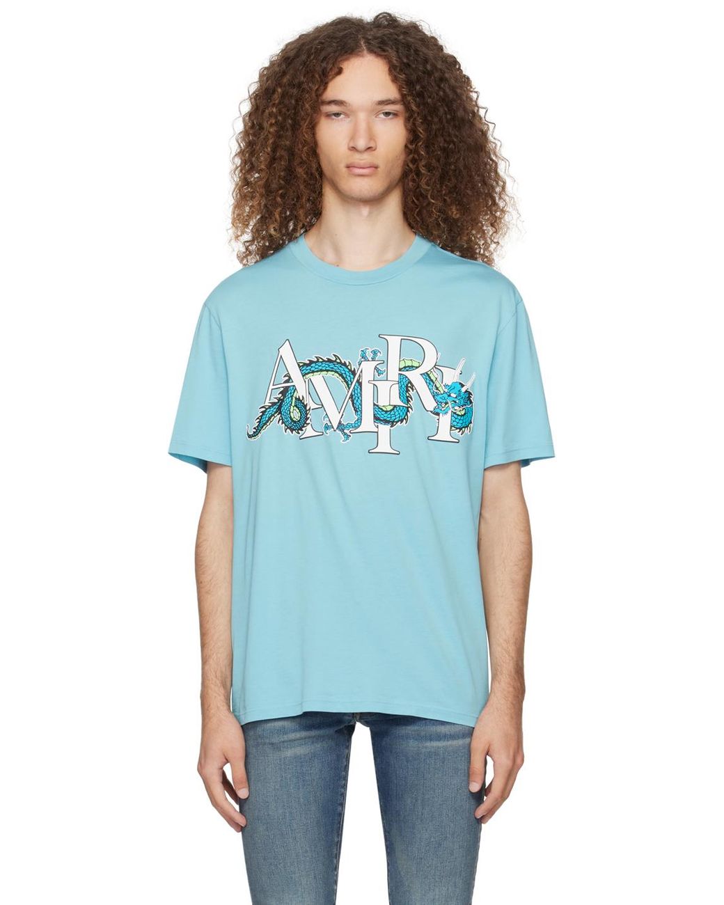 【関税込み】AMIRI ホワイト CNY Dragon 長袖Tシャツ White CNY Dragon Long Sleeve T-Shirt by AMIRI on Sale