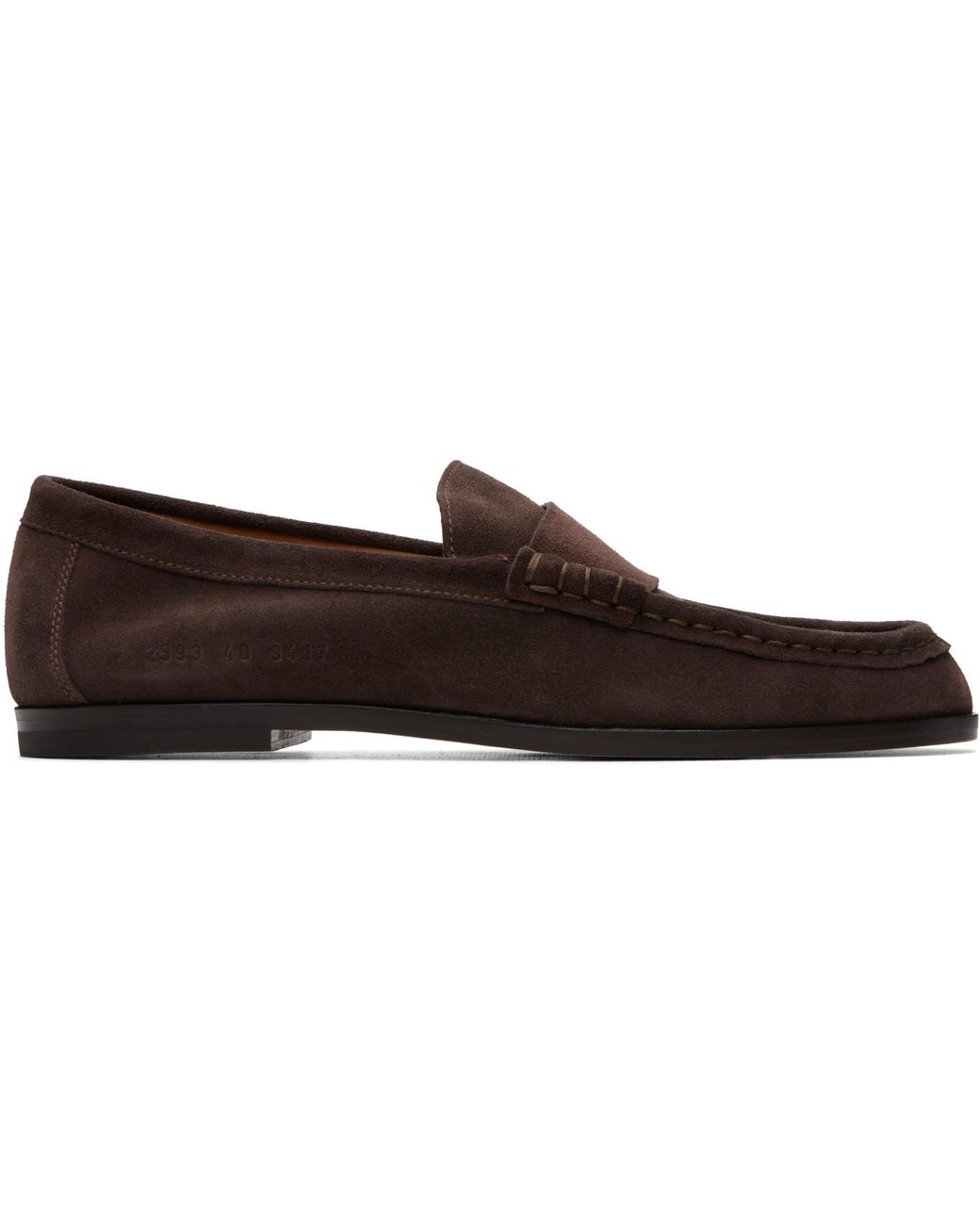 Common Projects Brown Suede Loafers for men