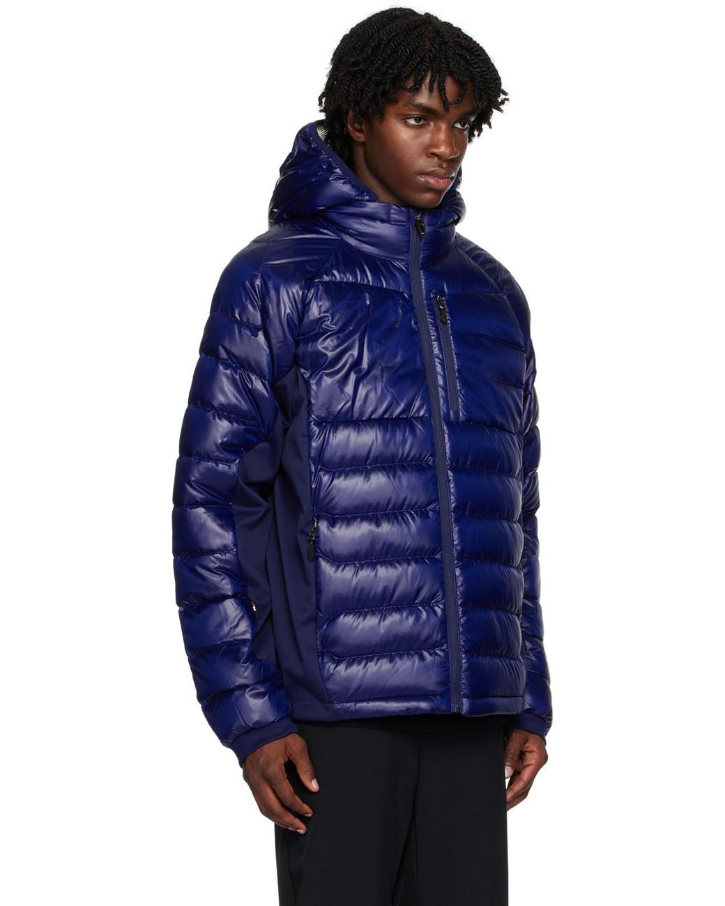 RLX Ralph Lauren Hybrid Down Jacket in Blue for Men Lyst UK