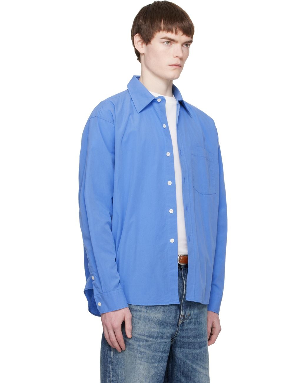 mfpen Blue Executive Shirt for men
