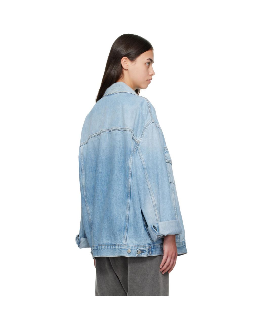 Acne Blue Oversized Denim Jacket