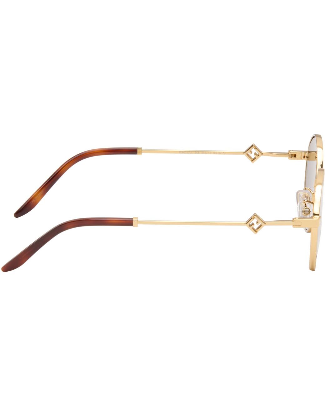 Fendi Brown Ff Diamonds Sunglasses