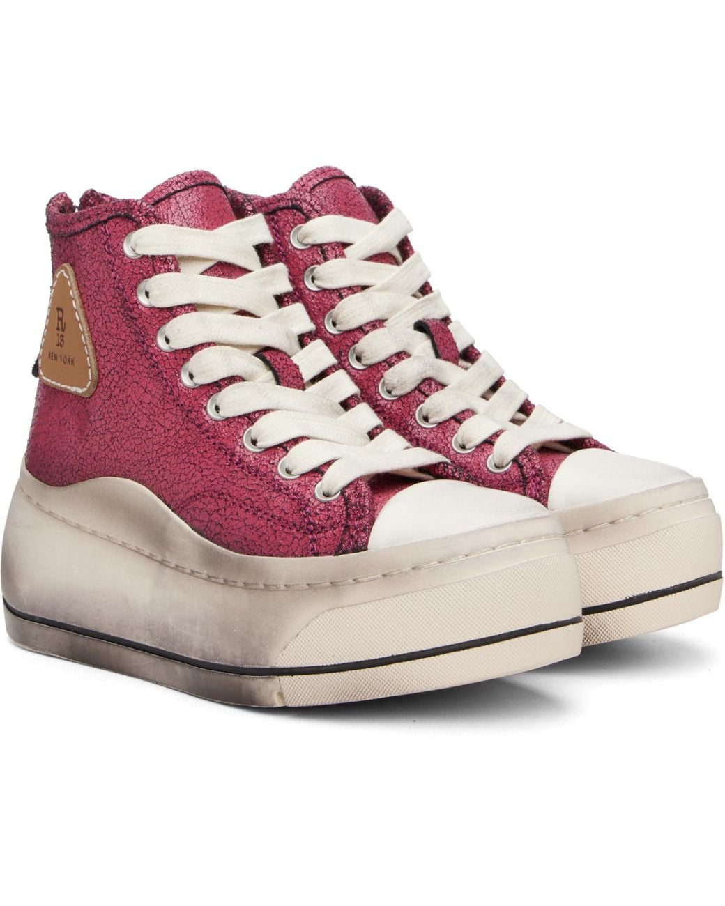 R13 Multicolor Kurt High Top Sneakers