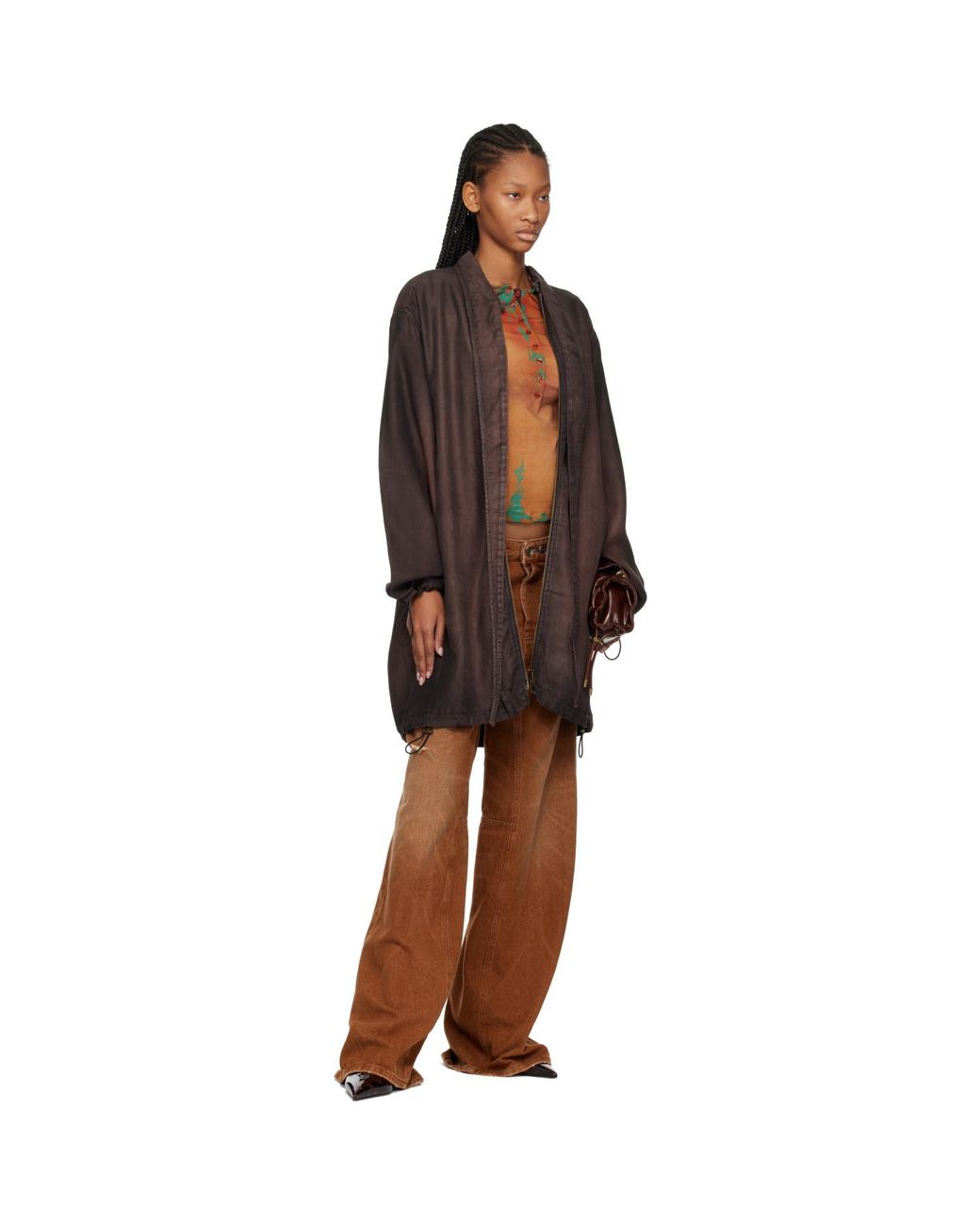 DIESEL Brown De-Troit-S Jacket