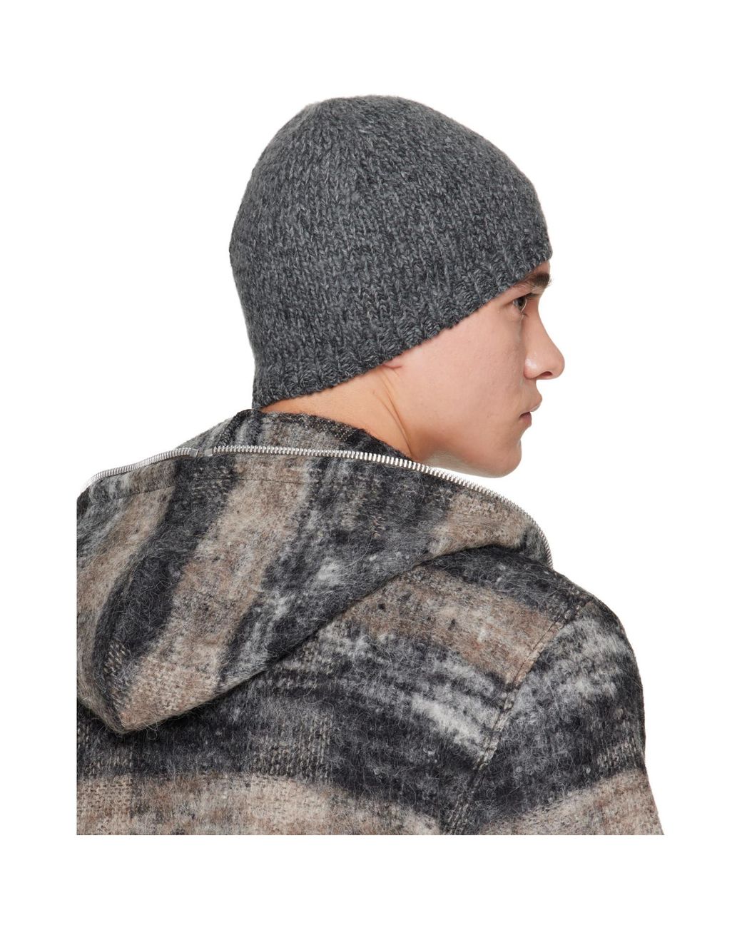 Our Legacy Black Classic Beanie for men