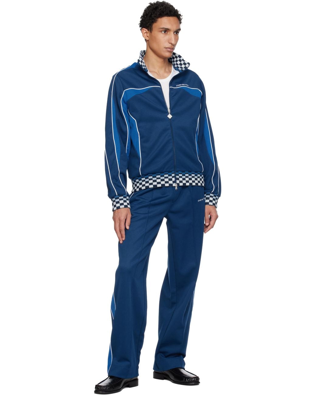 Casablanca Blue Cyber Track Jacket for men