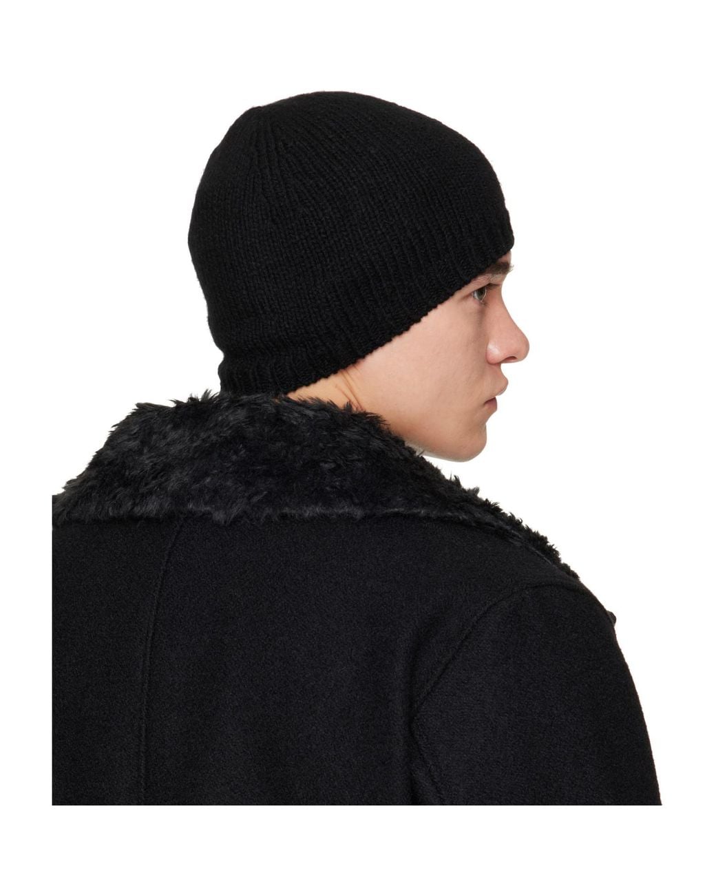 Our Legacy Black Classic Beanie for men