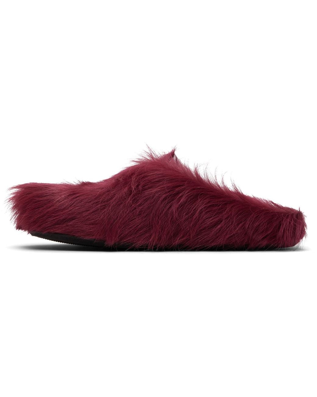 Marni Red Fussbett Sabot Slip-On Loafers for men