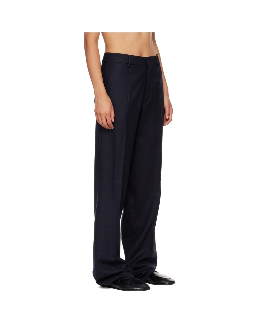HOMMEGIRLS Blue Slim Trousers
