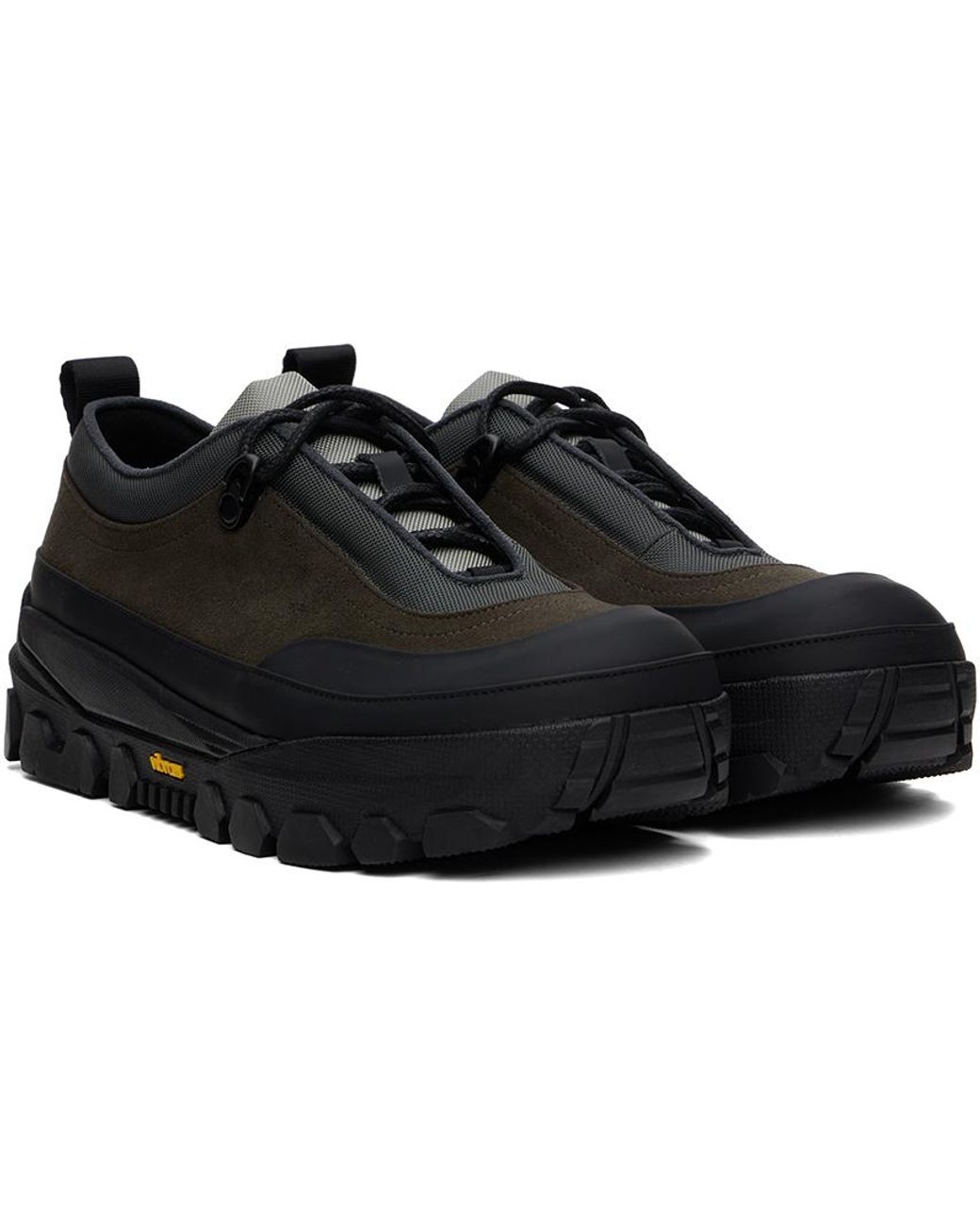 AMOMENTO Brown & Black Vibram Sneakers AMOMENTO