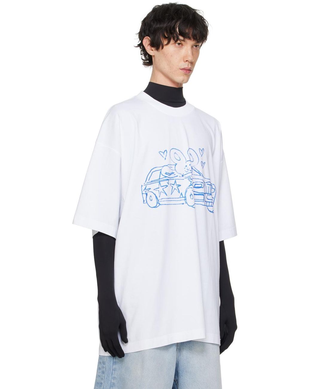 vetements-WHITE-Scribbled-Car-