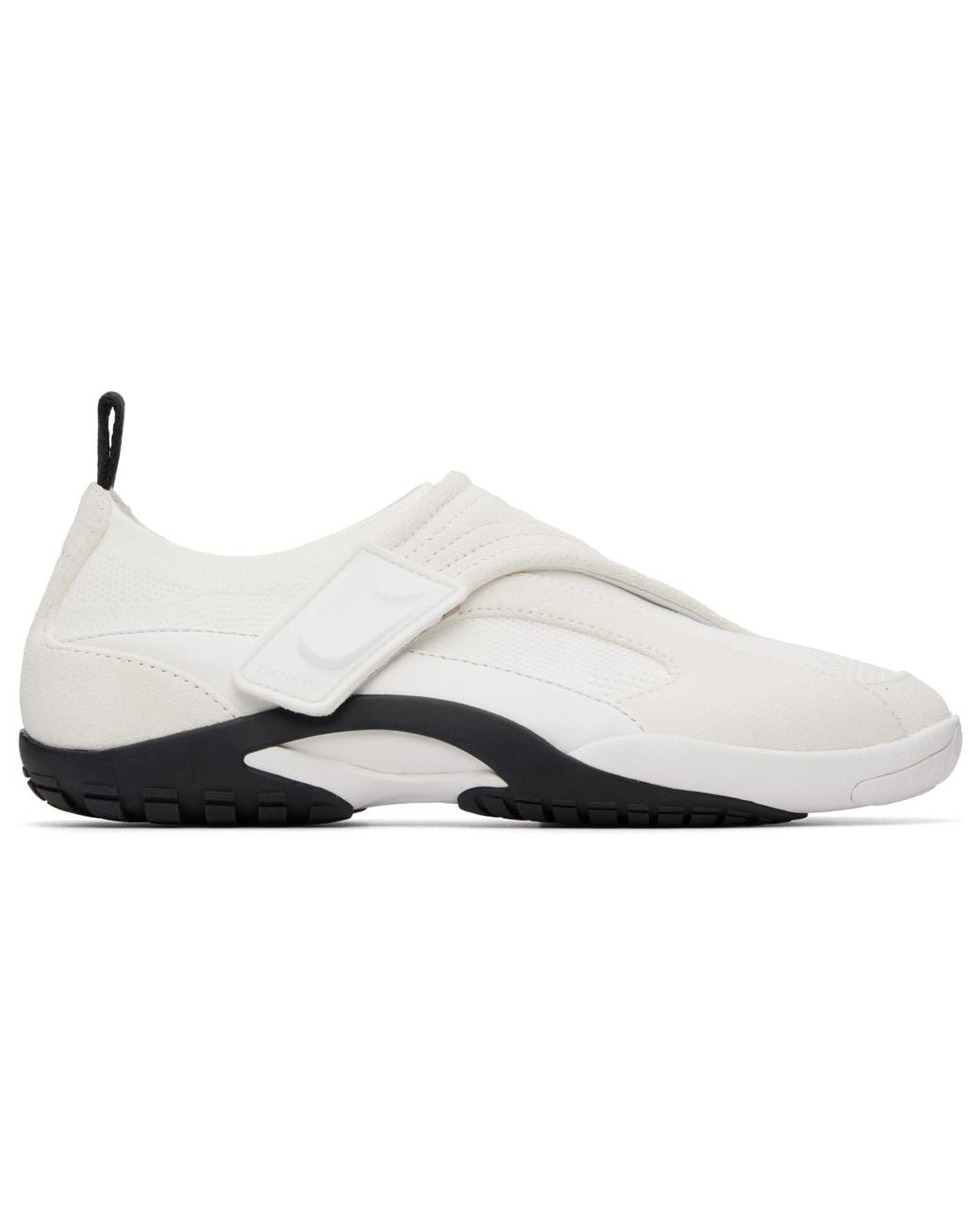 Lanvin White Lnv1 Knit & Suede Sneakers