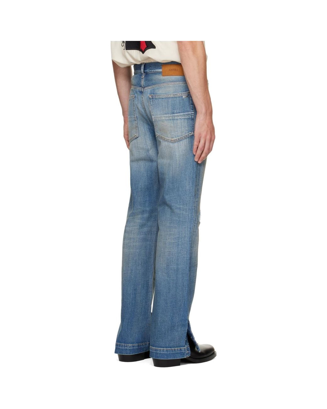 Amiri Blue Straight Flare Mx1 Jeans for men