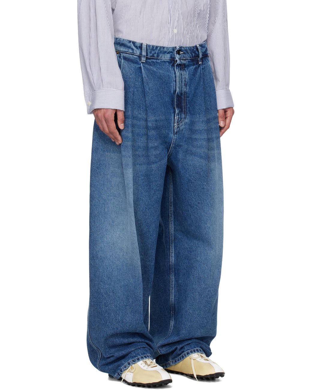 HED MAYNER \"PLEATED DENIM\"（Size：M） Pleated Denim Pants by Hed Mayner | Rent the Runway