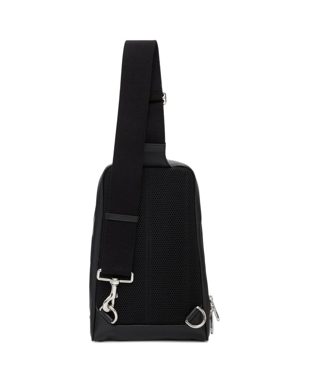 Gucci Black GG Single Strap Backpack for Men