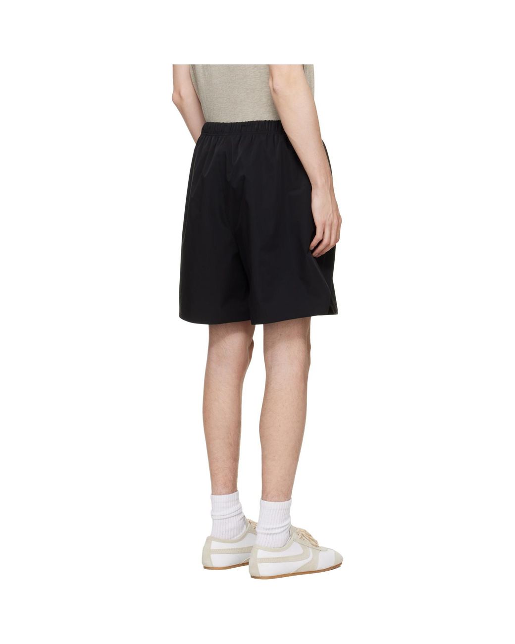 Fear Of God Black Active Trace Classic Split Shorts for men