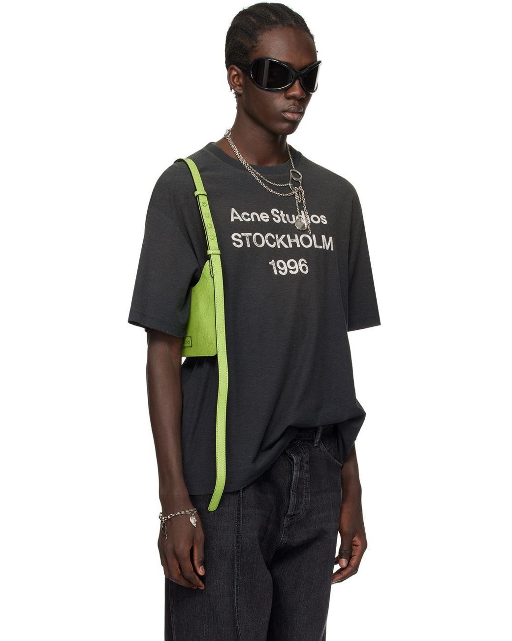 Acne Studios Black 'stockholm' T-shirt for Men | Lyst