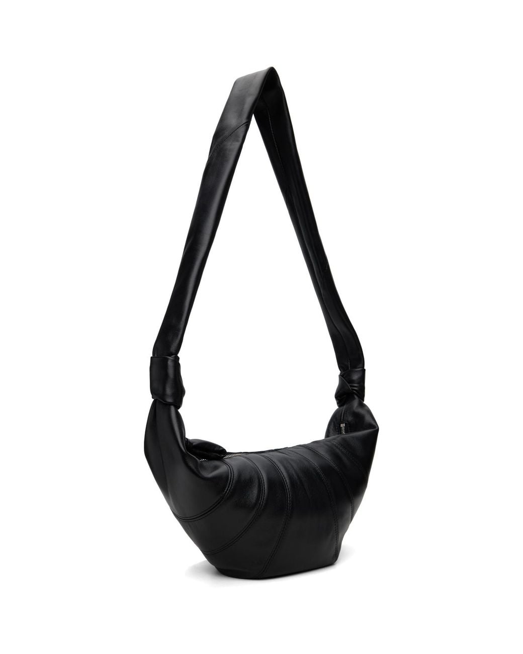 Lemaire Black Medium Croissant Bag for men