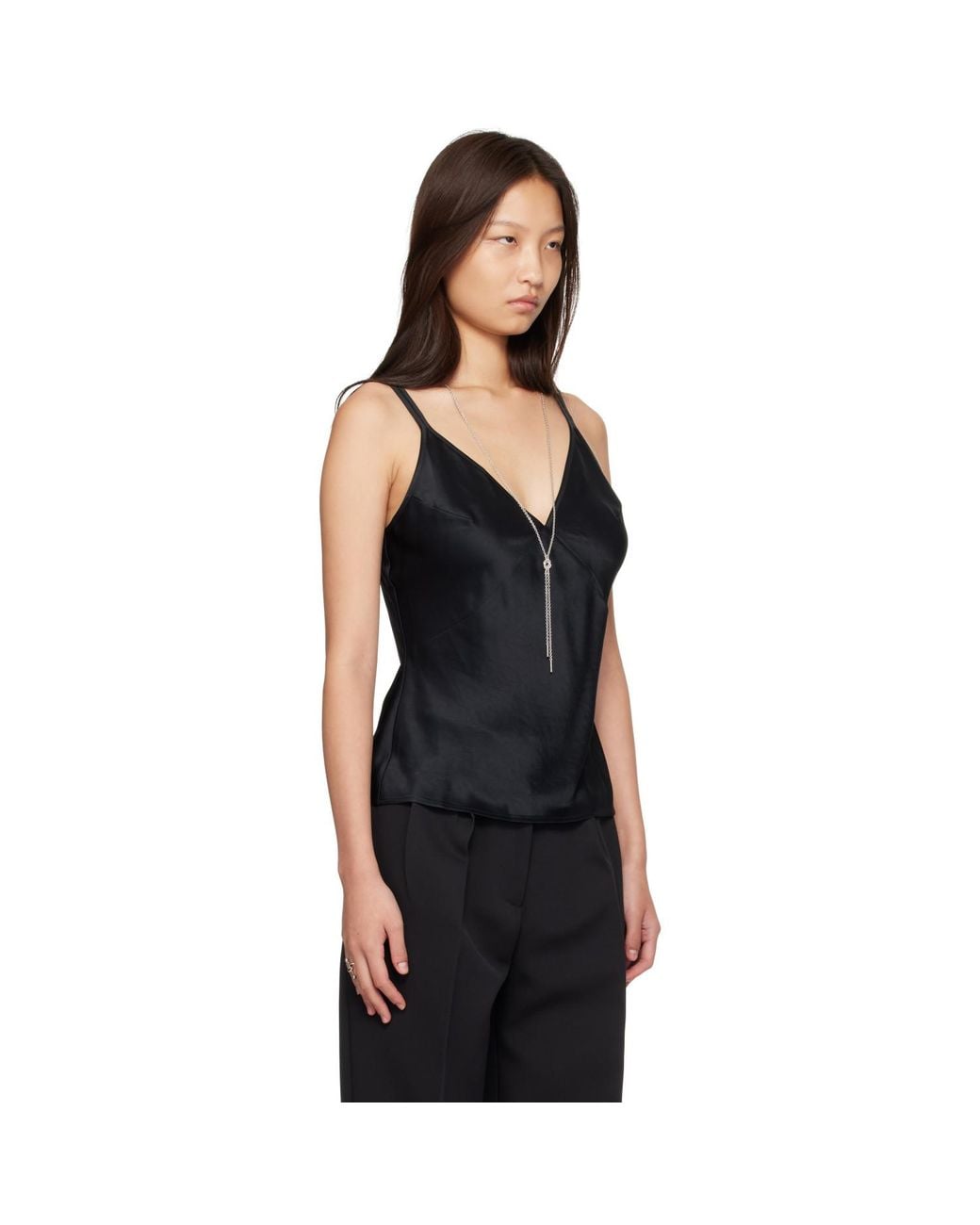 Anine Bing Black Blanca Camisole