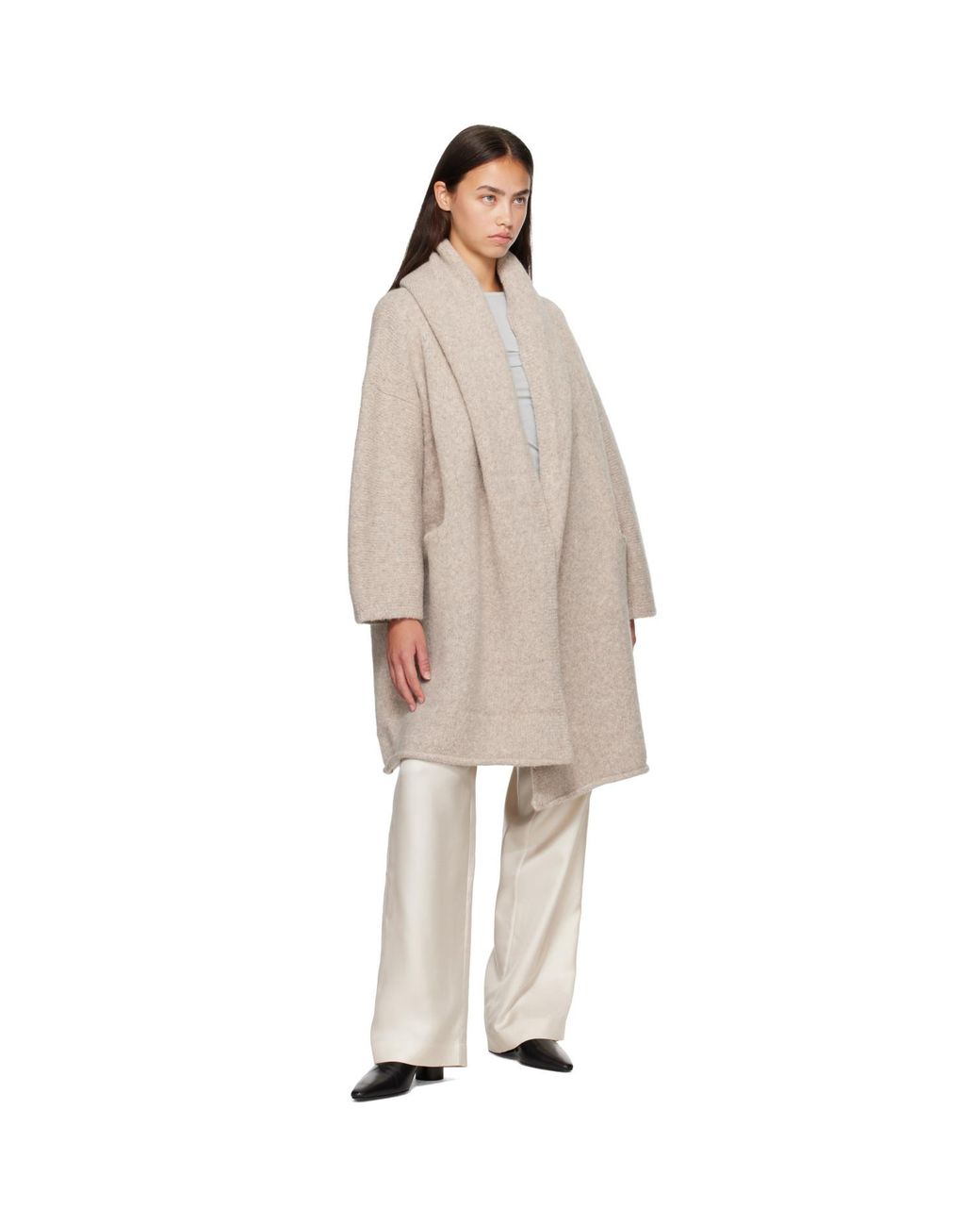Lauren Manoogian Natural Off- Capote Coat