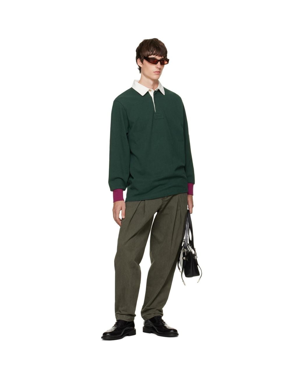 Entire studios Green Jonah Polo for men