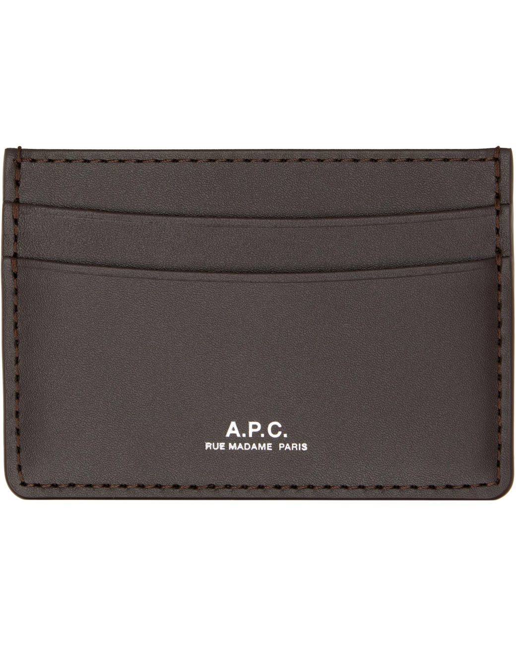 A.P.C. Multicolor André Card Holder for men