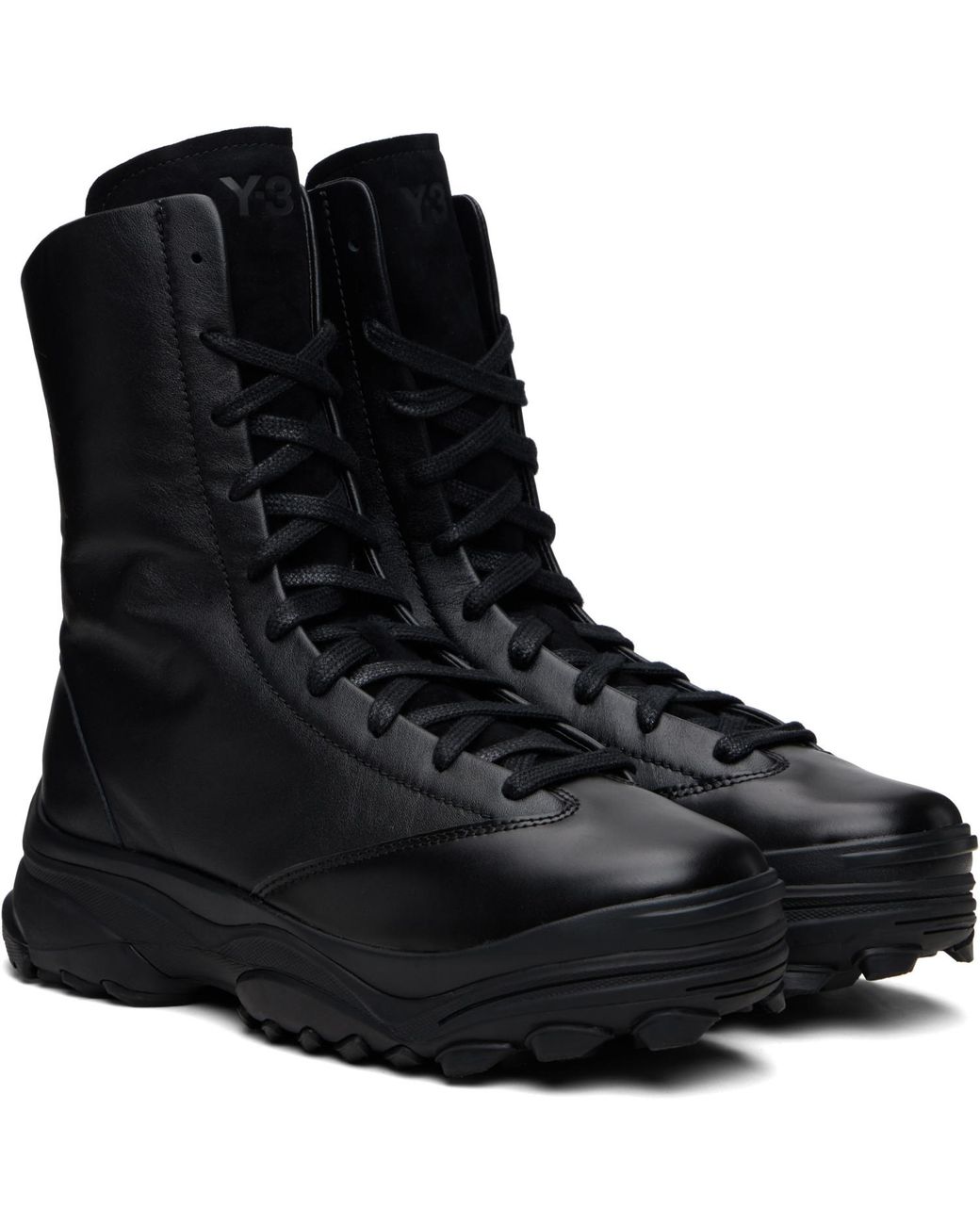 Y-3 Black Gsg9 High Boots for men