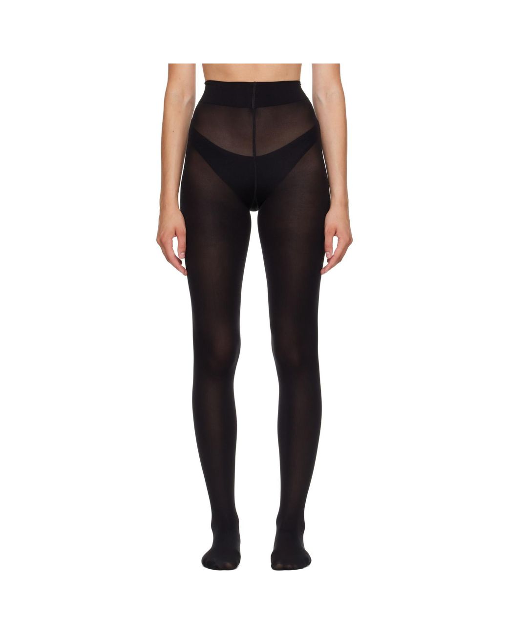 Wolford Black Velvet De Luxe 66 Tights