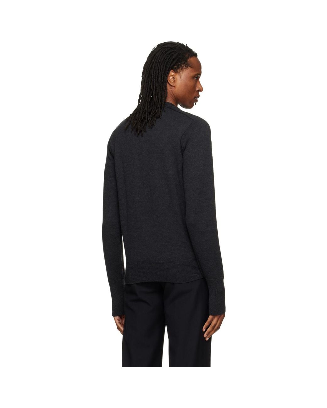Studio Nicholson Black Jed Sweater for men