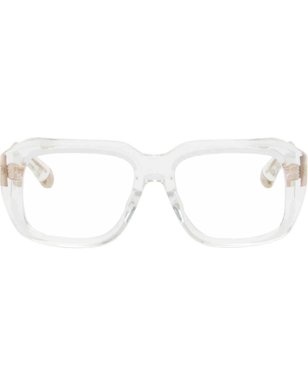 Matsuda Transparent M1036 Glasses in Black for Men | Lyst