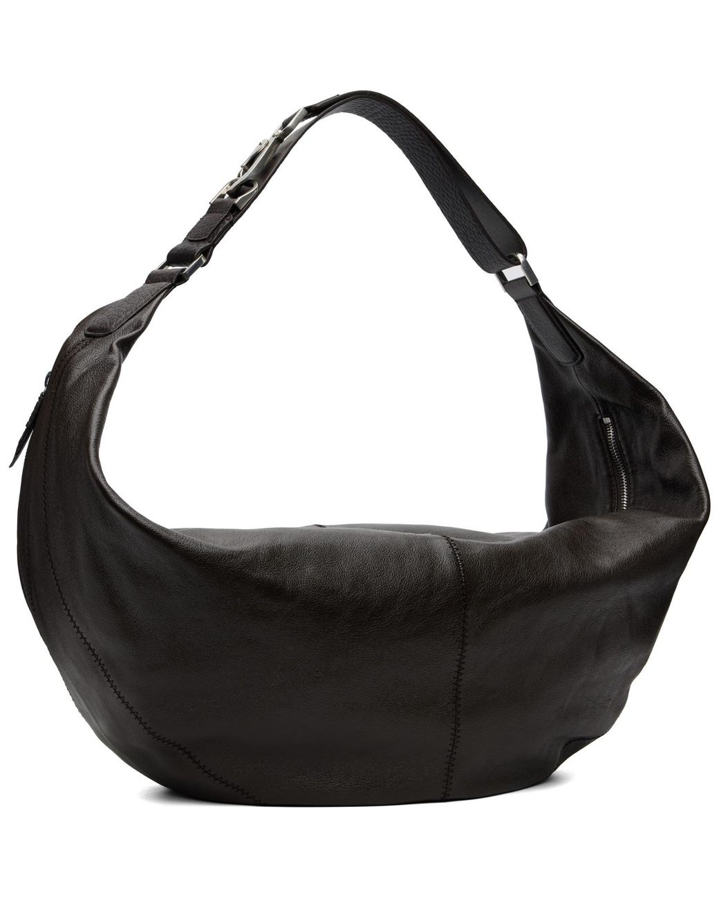 Lemaire Black Large Quiver Clip Bag