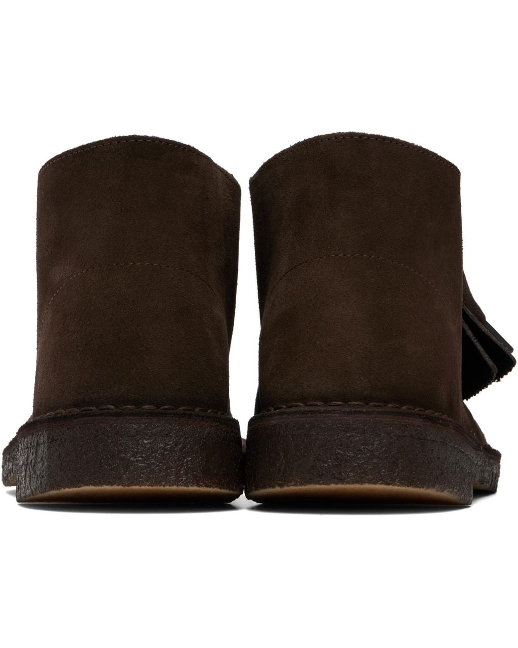 Clarks Brown Suede Desert Boots for men