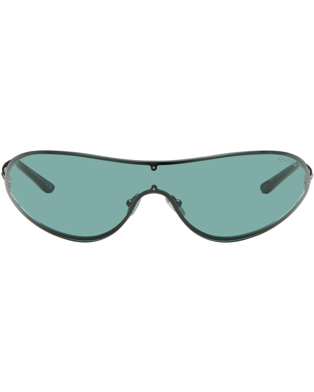 Tom Ford Green Gunmetal Brady Sunglasses