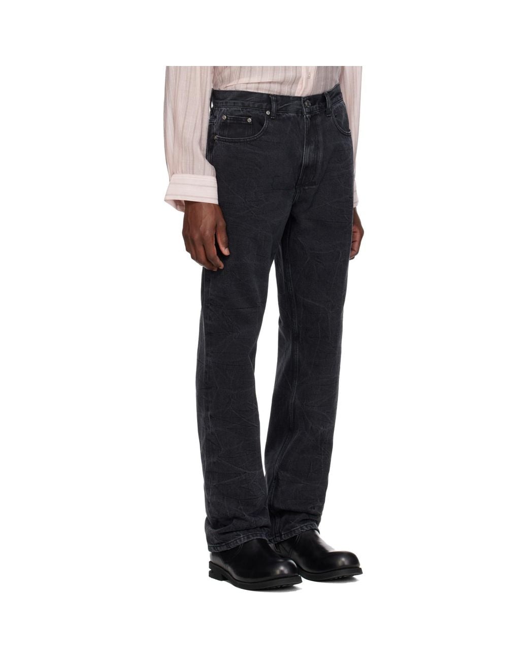 MMIC Black Roadie Jeans for men