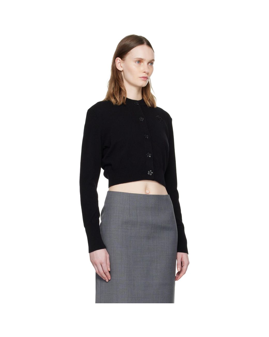 CECILIE BAHNSEN Black Dua Cardigan