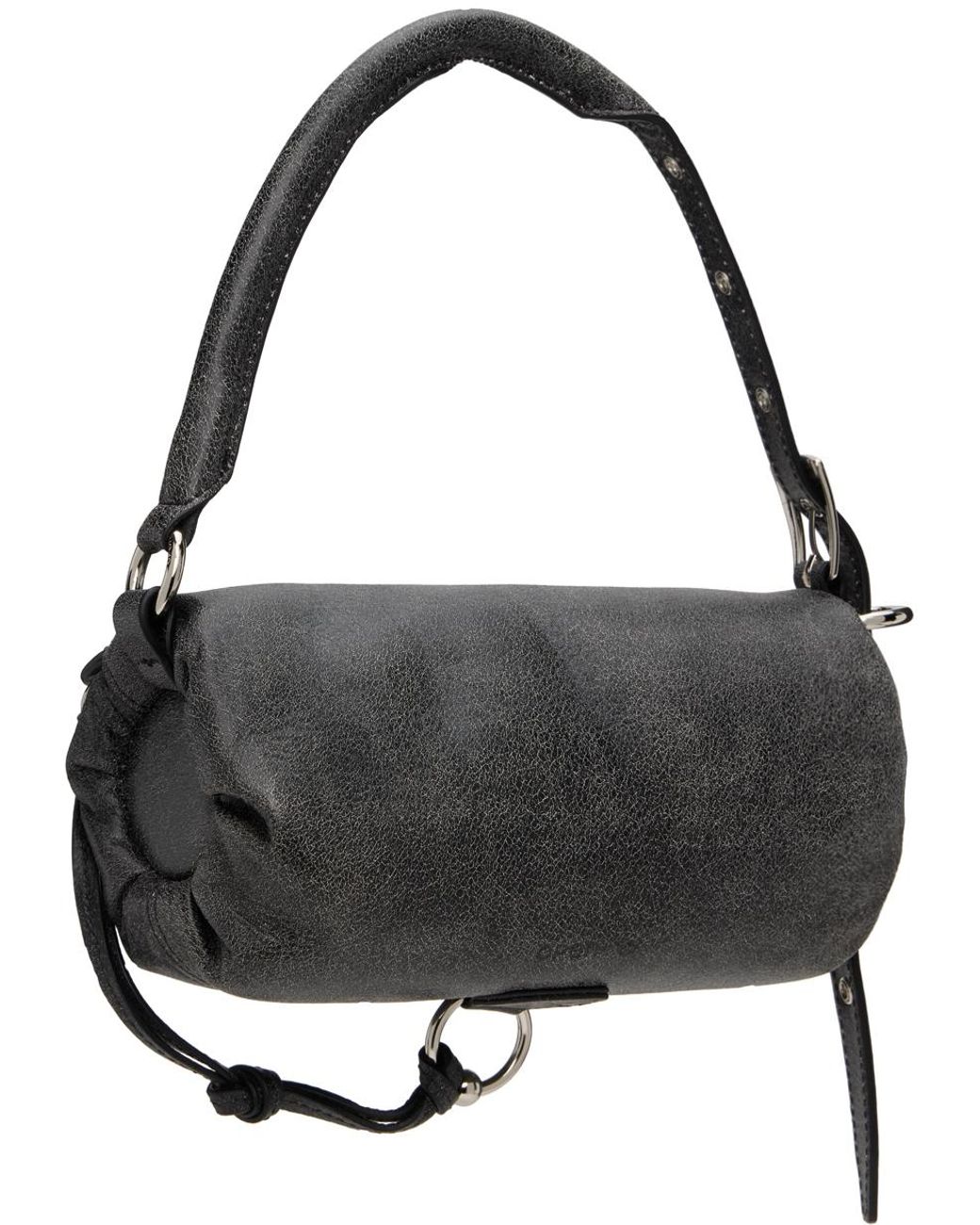 ハンドバッグ OPEN YY : 24FW / STUD PILLOW HANDLE MINI (BROWN) 51ab17efc035c542c3304274319e73