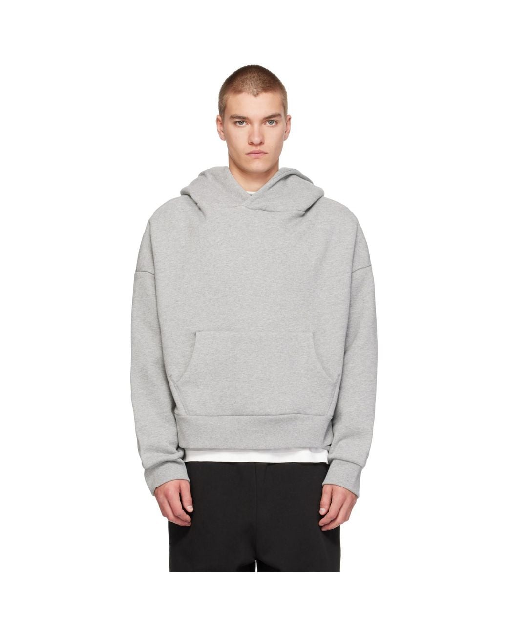 Entire studios Gray Heavy Hoodie for men