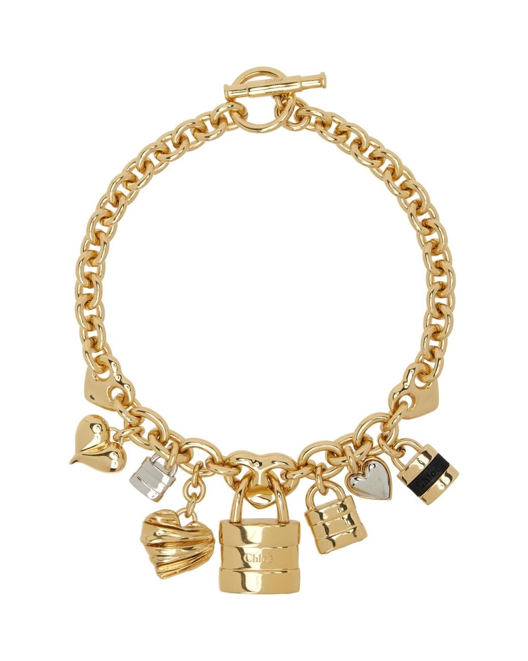 Chloé Metallic 'The Paddington' Necklace