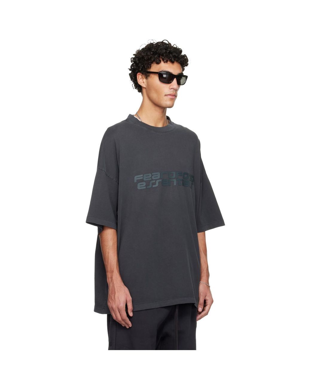 Fear Of God Black Holiday 90S T-Shirt for men