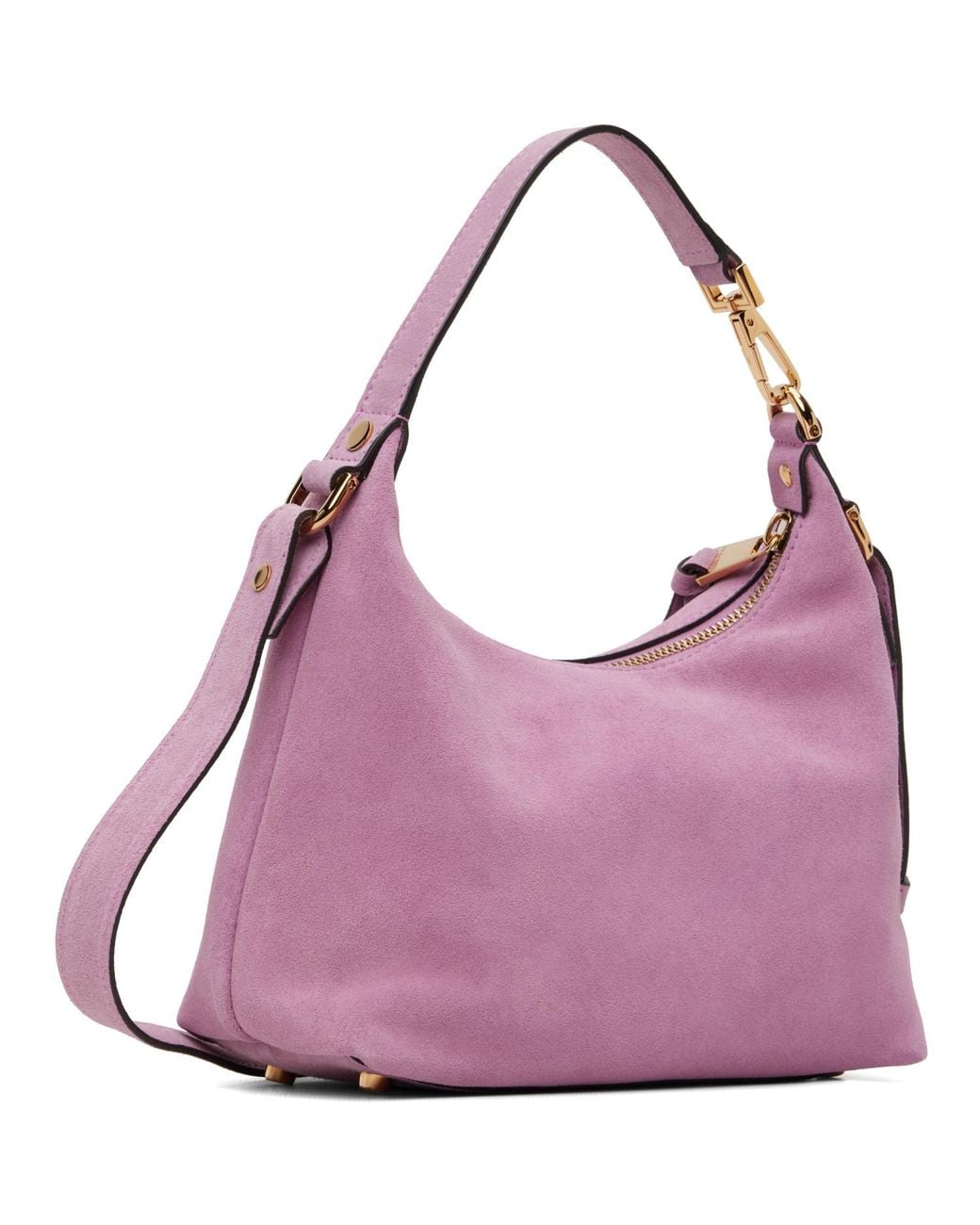 Versace Purple Tag Suede Bag