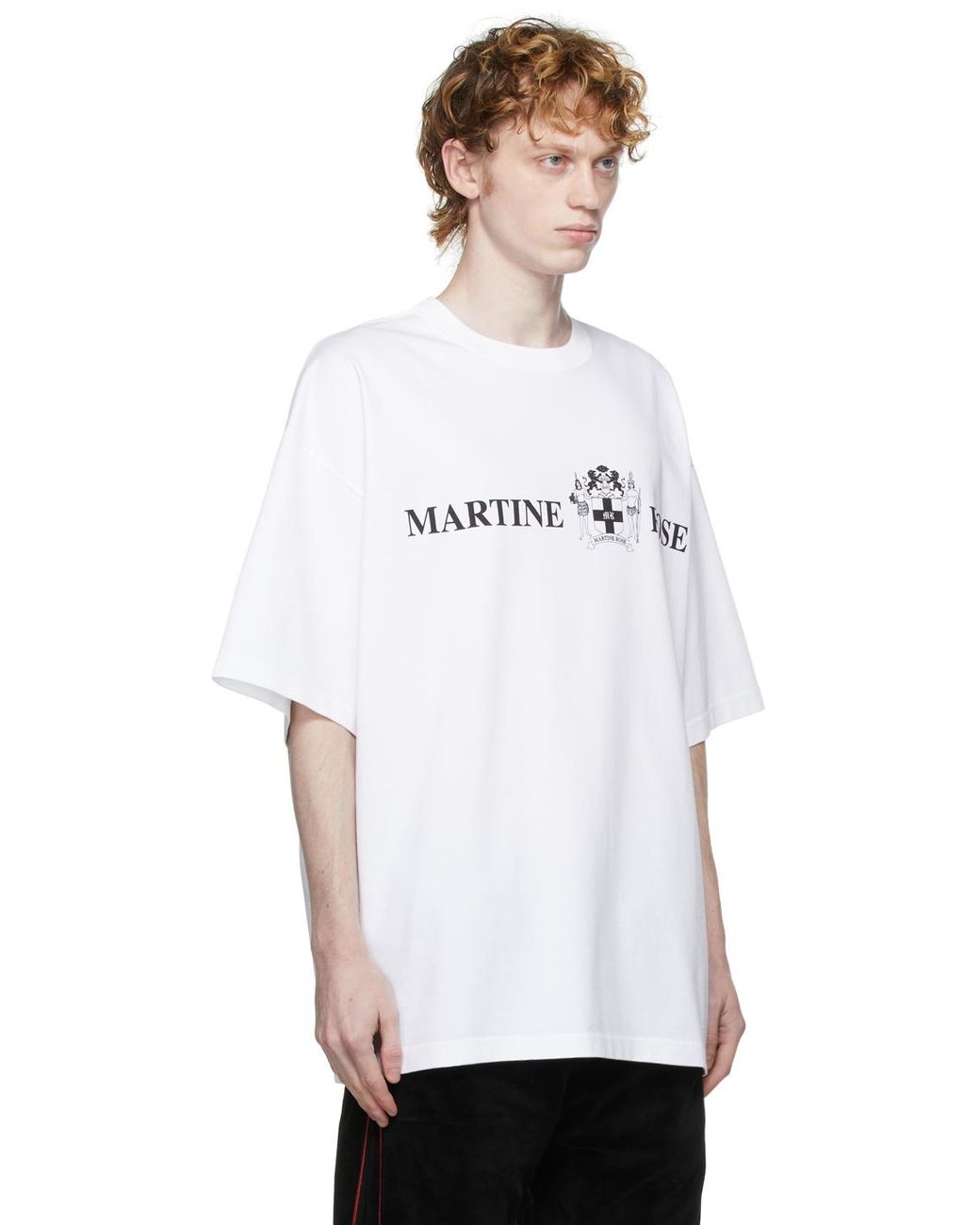 Martine Rose Oversized Quiet Riot Print T-shirt - White