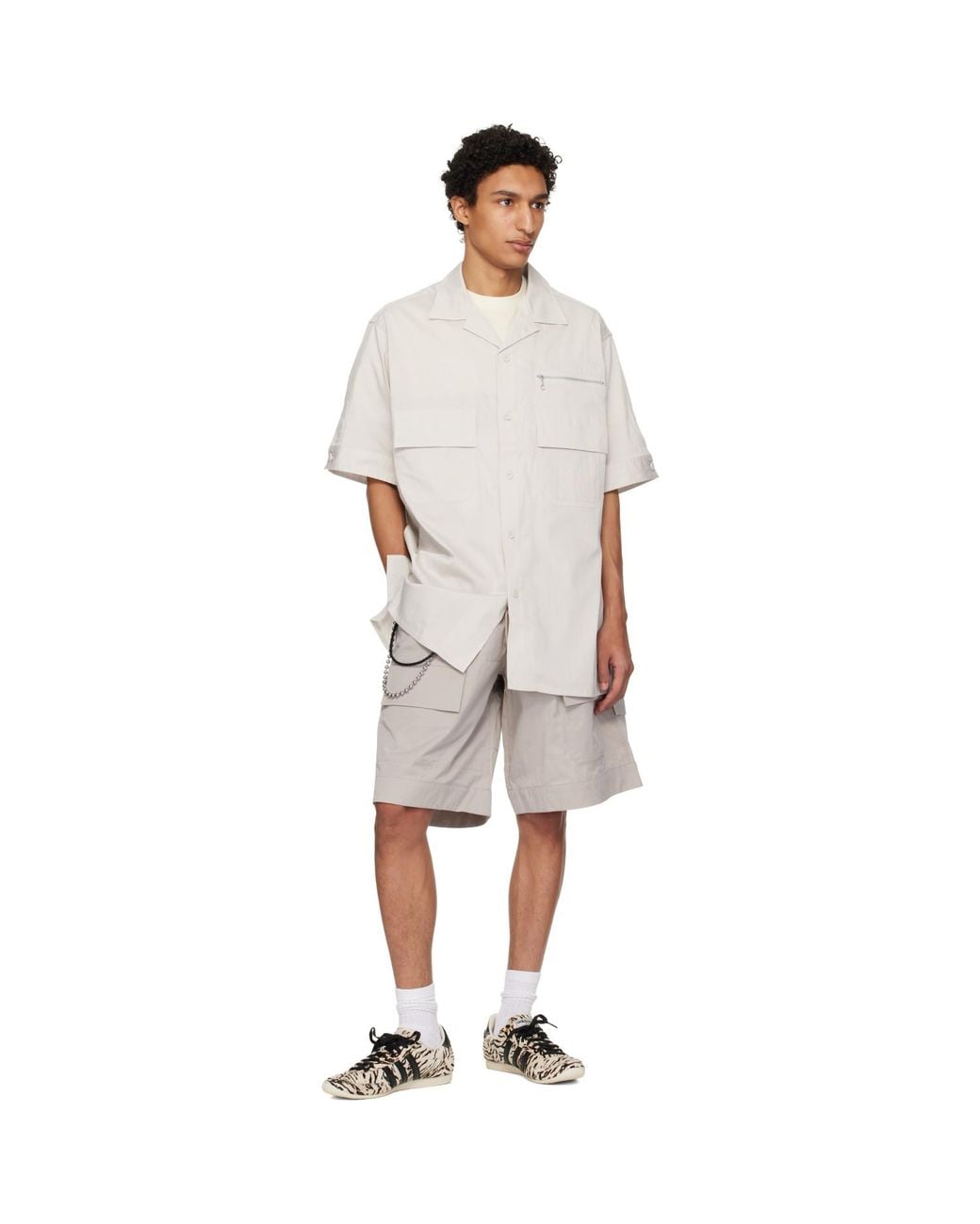 Y-3 White Ut Short Sleeve Shirt for men